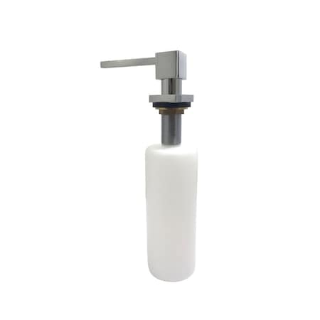 Kingston Brass SD8411 Soap Dispenser W/ Straight Nozzle 17 oz, Polished Chrome SD8411